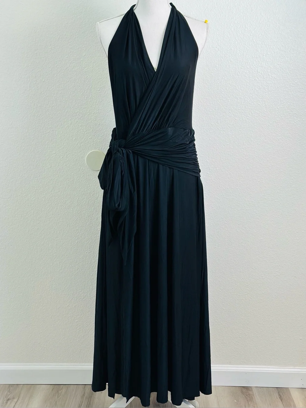 Abercrombie & Fitch Knot-Front Maxi Dress Size XLarge P